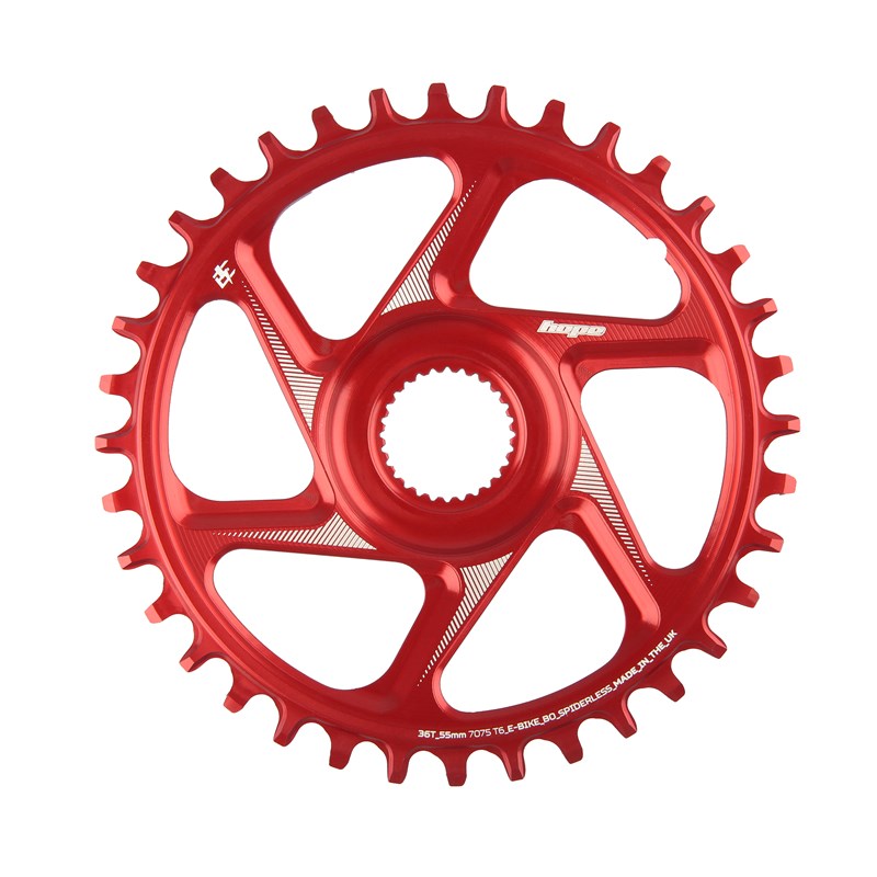 Hope R22 E Bike Spiderless Retainer Ring Bosch Gen 4 55mm Wide - vue 5