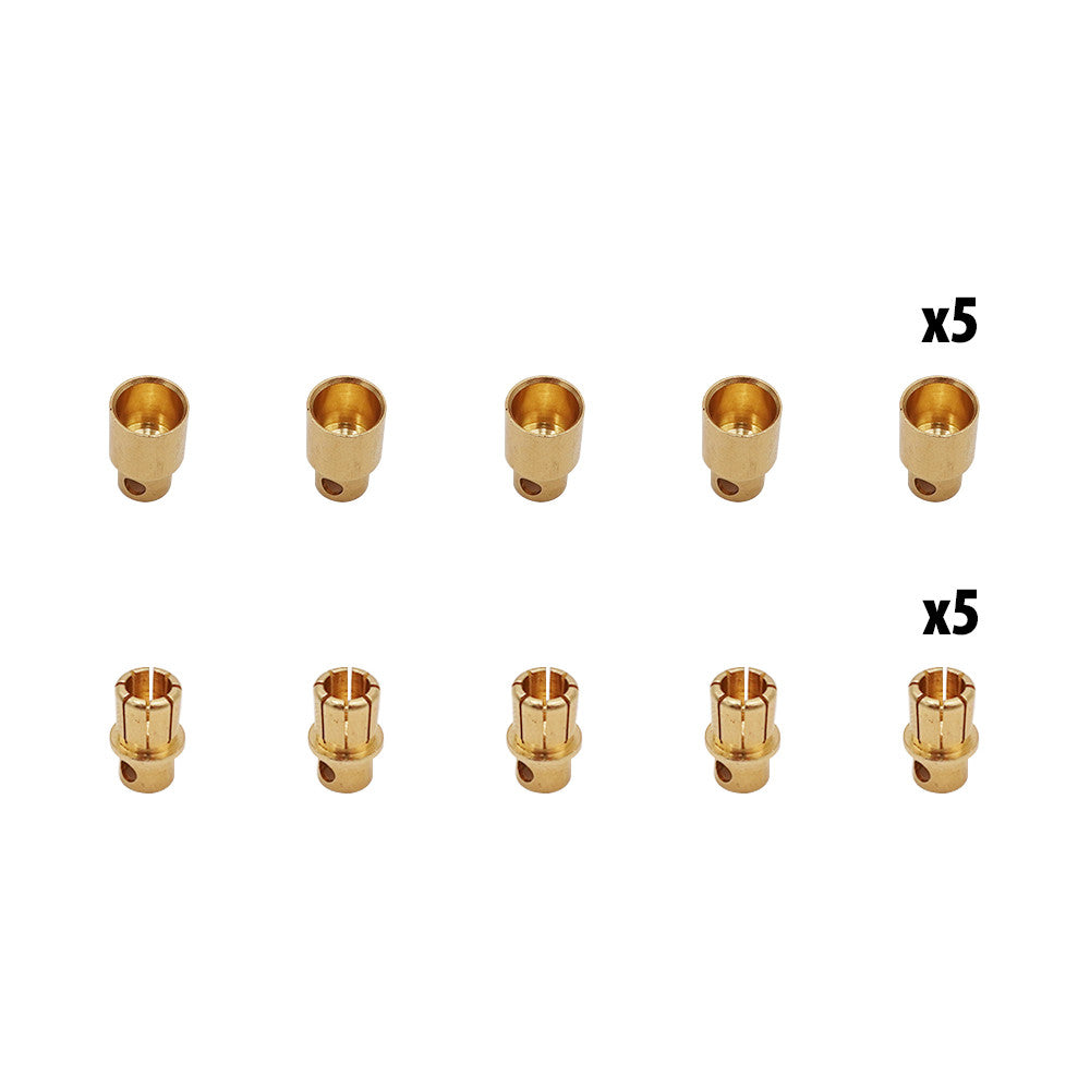 8mm Banana Connectors x10 pcs (5 male + 5 female) — Vélo Shop Obernai