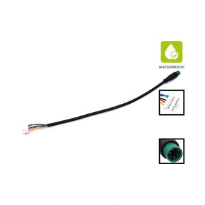 Waterproof connector display cable