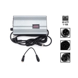 60V ➡️ 67V 1-10A Fast Charger Pack + LP-16 Adapter