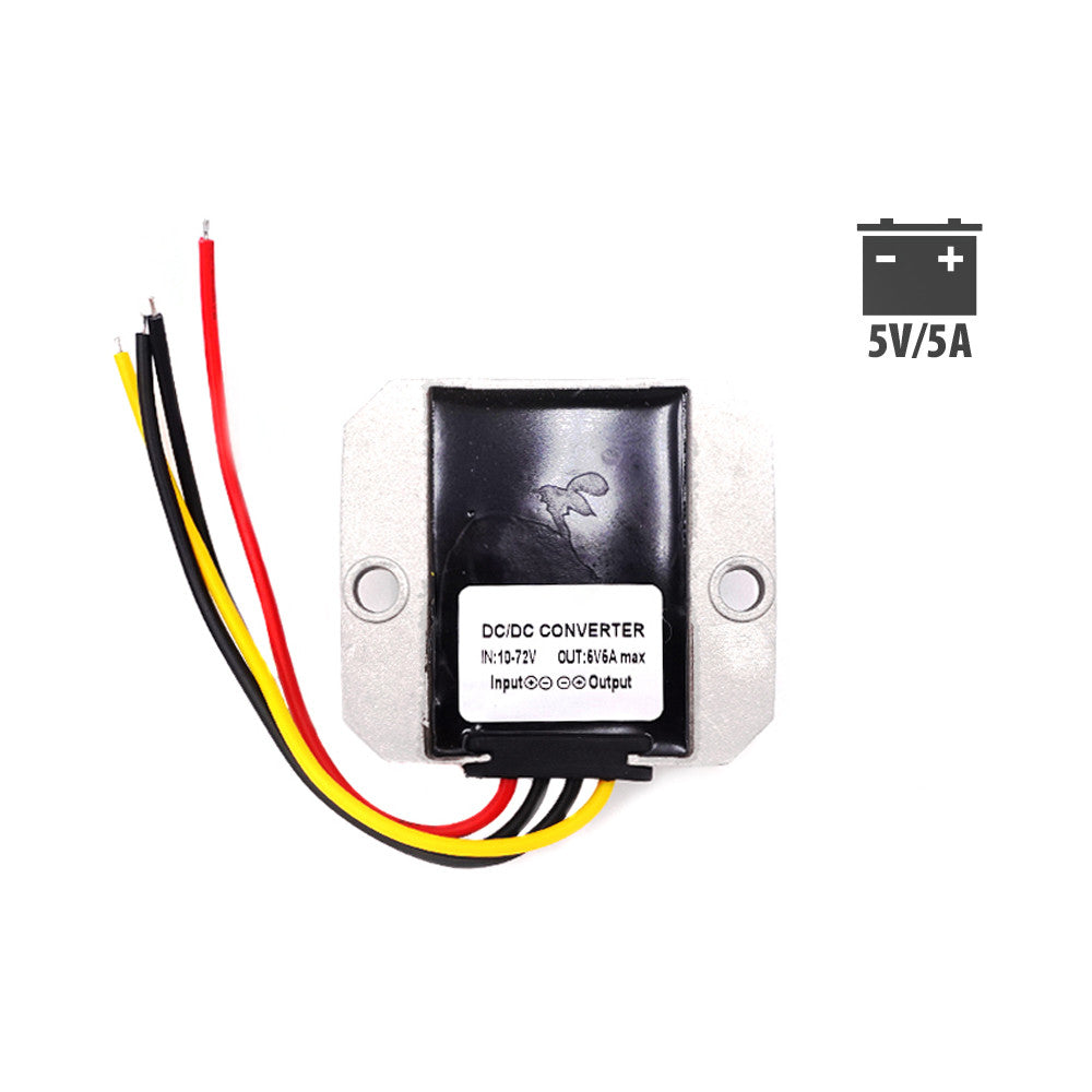 Aluminum DC Voltage Converter (5V 5A) — Vélo Shop Obernai