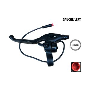Poignée de frein gauche Nutt avec sonnette connecteur étanche 30cm