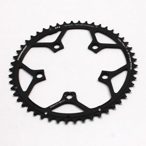 Plateau Route 5 branches Ø 110 Stronglight Ultra Torque 50 dents Extérieur Campagnolo Noir Ct2 Stronglight Record Carbon - Chorus Carbon - Athena Alu 11V.