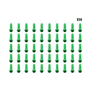 Arrets de cables vert x50 pcs