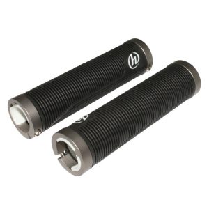 City Grip Herrmans Super Comfort Black L130 mm Clamping Double Clamp Titanium (Pair on Card)