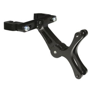 Support Pour 2 Porte Bidon Alu Noir Fixation Chariot De Selle (Vendu A L Unite Sur Carte)