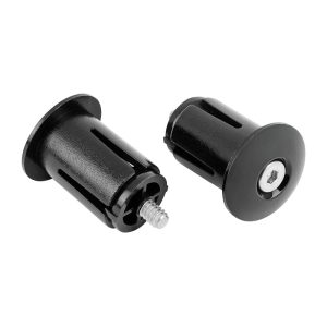Bar End Plug Newton with Expandeur Black (Pair) Dia. Inter 18.2 mm and Exter 25.2 mm