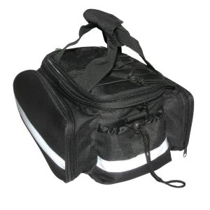 Sacoche Arrière Vélo A Pont Newton N1 Fixation Porte Bagage Avec Sacoches De Chaque Cote Waterproof Par Velcros (L 30 cm X L 17 cm X H 13 cm)