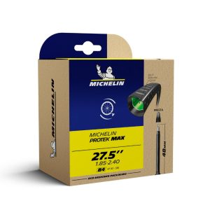 Chambre A Air Vélo 27.5 X 1.85-2.40 Michelin Protek Max Valve Presta 40 mm Avec Liquide Anti-Crevaison