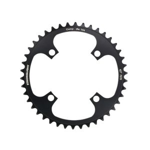 Plateau VAE-E-Bike 4 branches Ø 104 Pour Bosch Stronglight 42 dents Mono Noir Alu 7075 (Pour Systeme 1Ere Et 3Ème Generation - Compatible Brose Avec Spider Ref 181123)