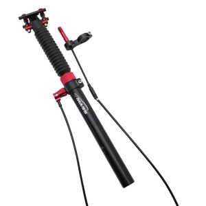 Seatpost MTB Dropper P2R Aluminum Black Dia. 31.6 L445 mm (Adjustment per Cable External 0-55-110 mm)