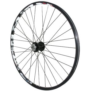 MTB Disc Wheel, Quick Release 27.5" Karma Front Black Hub Velox 6 Holes 32 Rim Spokes 21C 32 Rim Spokes 21C
