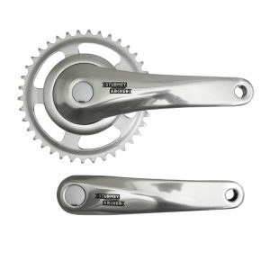 Pédalier City Sturmey Archer Alu 170 mm Plateau 38D. Pour Chaîne 2.38 (1-2X3-32) (6-7-8V.)