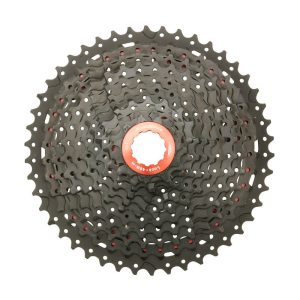 Cassette 11V. Sunrace Mx8 11-46 VTT Pour Shimano Noir (Livre En Boite) (11-13-15-18-21-24-28-32-36-40-46)