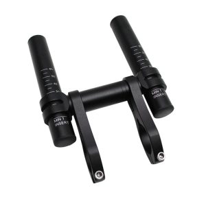 Prolongateur De Cintre Contre La Montre 31,8-25,8 Alu Noir Mat Style Mini-Sub8 280G (Paire)