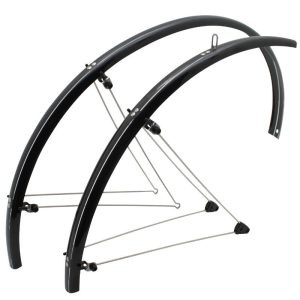 Mudguard Road Beads 700 Stronglight 35 mm Black (Pair) with Mount Classic Beads STAINLESS