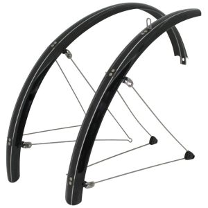 Mudguard MTB Beads 26'' Stronglight Country 54 mm Black (Pair) with Mount Classic Beads STAINLESS