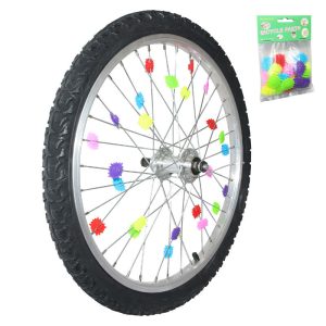 Decoration Wheels Multicolor Mount Spoke Clipser (Sold Bag 24Pcs)