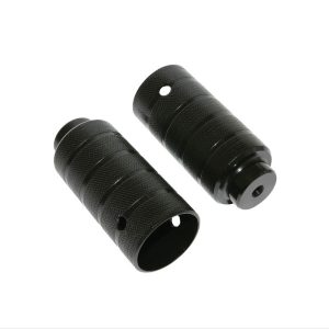 Repose Pied BMX Alu Diam 45 mm Noir L100 mm Pour Axe De 3-8 (Paire)
