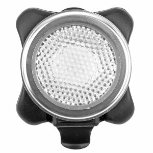 USB Bike Light Rear on Seatpost Newton Light22At Cob Leds 30 Lumen Silver-Black (Light Red and Blue, Functions Fixed, Sos and Indicator) - Non Approved