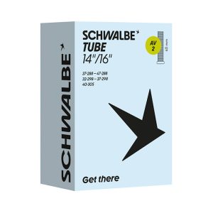 Inner Tube Bike 350 X 35A - 14" Schwalbe Valve Standard All-aluminum (37-288 40-305) (Av2)