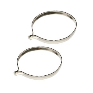 Pince Pantalon P2R Acier Chrome (Paire)