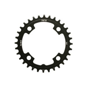 Plateau VTT 4 branches Ø 96 Pour Sunrace 32 dents Mono Mx 12-11-10V. Noir Narrow-Wide Alu Compatible Autres Marques