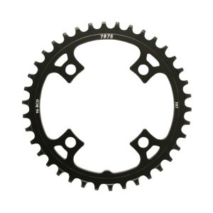 Plateau VTT 4 branches Ø 96 Pour Sunrace 38 dents Mono Mx 12-11-10V. Noir Narrow-Wide Alu Compatible Autres Marques