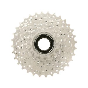 Roue Libre 9V. Sunrace 13-32 Argent Indexee (En Boite) (Compatible VAE Moteur Roue Arrière) 13-14-15-16-18-21-24-28-32