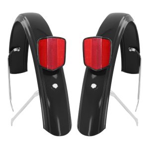Garde Boue Noir Arrière Pour Tricycle 125803 24" (Vendu A La Paire)