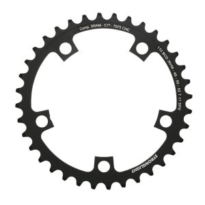 Plateau Route 5 branches Ø 110 Stronglight Ct2 Sram 36 dents Intérieur Noir Pour Red-Force-Rival 11V. (Pour Extérieur 46-48-50-52 dents)