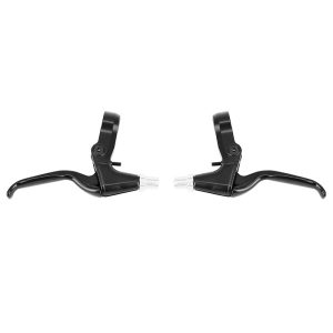 Brake Lever MTB-Hybrid V-Brake 3 Fingers Newton Aluminum Black (Pair on Card)