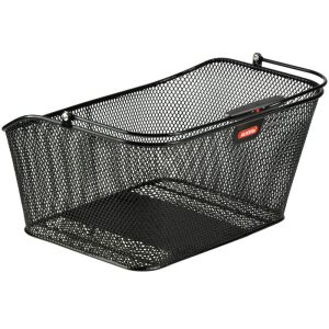Panier Arrière Acier Nid Abeille City Klickfix Korbklip Noir Avec Fixation Clip Adaptable Sur Tout Porte Bagage 24L(39 X 30 X 21 cm)