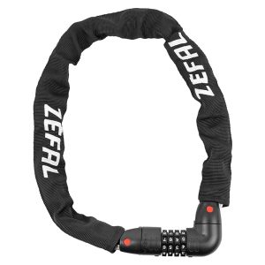 Antivol Vélo Chaîne A Combinaison - Code Zefal M12 Code Diam 8 mm L0.80M Noir - Homologué Fub 1 Etoile