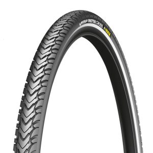 Pneu VTT 26 X 1.85 Michelin Protek Cross Max Renfort 5 mm Noir Tr (47-559) Flanc Reflex Compatible VAE (Offre Spéciale)