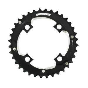 Plateau VTT 4 branches Ø 96 Pour Fsa Origine 36 dents Extérieur 2X11V. Alu Noir (Pour 24 dents)