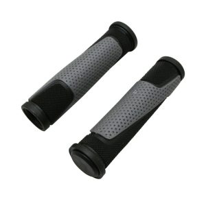 Poignée VTT Progrip 807 Double Densite Open End Noir-Gris Diam 22 125 mm (Livre Avec Embouts) (Paire)