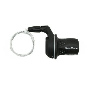 Manette VTT Sunrace Gauche Twist Gripshift M21 3V. - Poignée Tournante