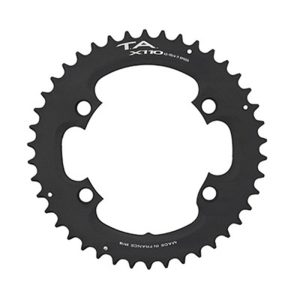 Plateau Route 4 branches Ø 110 Pour Shimano Ultegra R8000 - 6800 Ta X110 49 dents Extérieur Compatible Shimano 105 5800+R7000-Dura Ace 9000+9100 Noir 11V. (Penser A Commander Le Kit Intravis Correspondant)