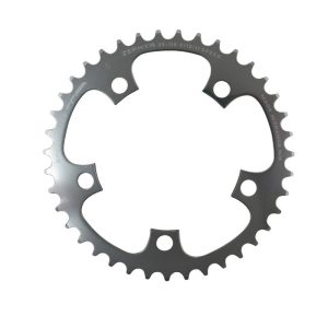 Plateau Route 5 branches Ø 110 Ta Zephyr 39 dents Intérieur Argent Alu 7075 Type Shimano 9-10V.