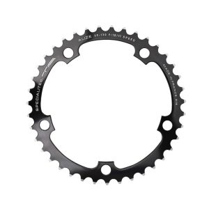 Road Chainring 5 arms Ø 130 Ta Alize 39 teeth inner Black Aluminum 7075 Shimano Type 8-9-10-speed