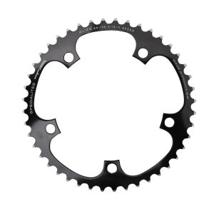 Road Chainring 5 arms Ø 130 Ta Alize 44 teeth inner Black Aluminum 7075 Shimano Type 8-9-10-speed