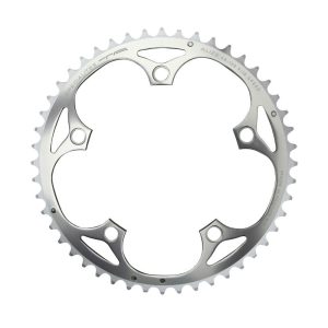 Road Chainring 5 arms Ø 130 Ta Alize 50 teeth outer Silver Aluminum 7075 Shimano Type 8-9-10-speed