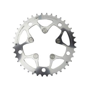 Road Chainring 5 arms Ø 130 Ta Alize Triple 39 teeth Carrier Silver Aluminum 7075 Shimano Type 8-9-10-speed
