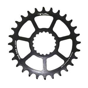 Plateau VTT Direct Mount Pour Cannondale Ai Ta One C55 28 dents Compatible Fsa Ta 10-11-12V. Noir (Deport 6 mm)