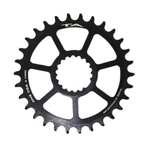 Plateau VTT Direct Mount Pour Cannondale Ai Ta One C55 30 dents Compatible Fsa Ta 10-11-12V. Noir (Deport 6 mm)
