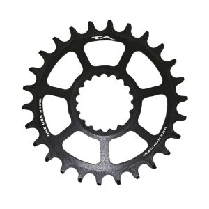 Plateau VTT Direct Mount Pour Cannondale Ai Ta One C55 26 dents Compatible Fsa Ta 10-11-12V. Noir (Deport 6 mm)