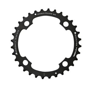 Plateau VTT 4 branches Ø 104 Ta Chinook Triple 42 dents Extérieur Noir Alu Pour Shimano - Sram - Race Face - Fsa 10-11V.