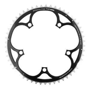 Road Chainring 5 arms Ø 135 Ta Vento 53 teeth outer Black Aluminum 7075 Type Campagnolo 9-10-speed