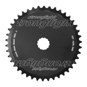 Plateau VAE-E-Bike Direct Mount Pour Bosch Stronglight -3- 42 dents Mono Noir Alu (Plateau Plein 3Ème Generation)